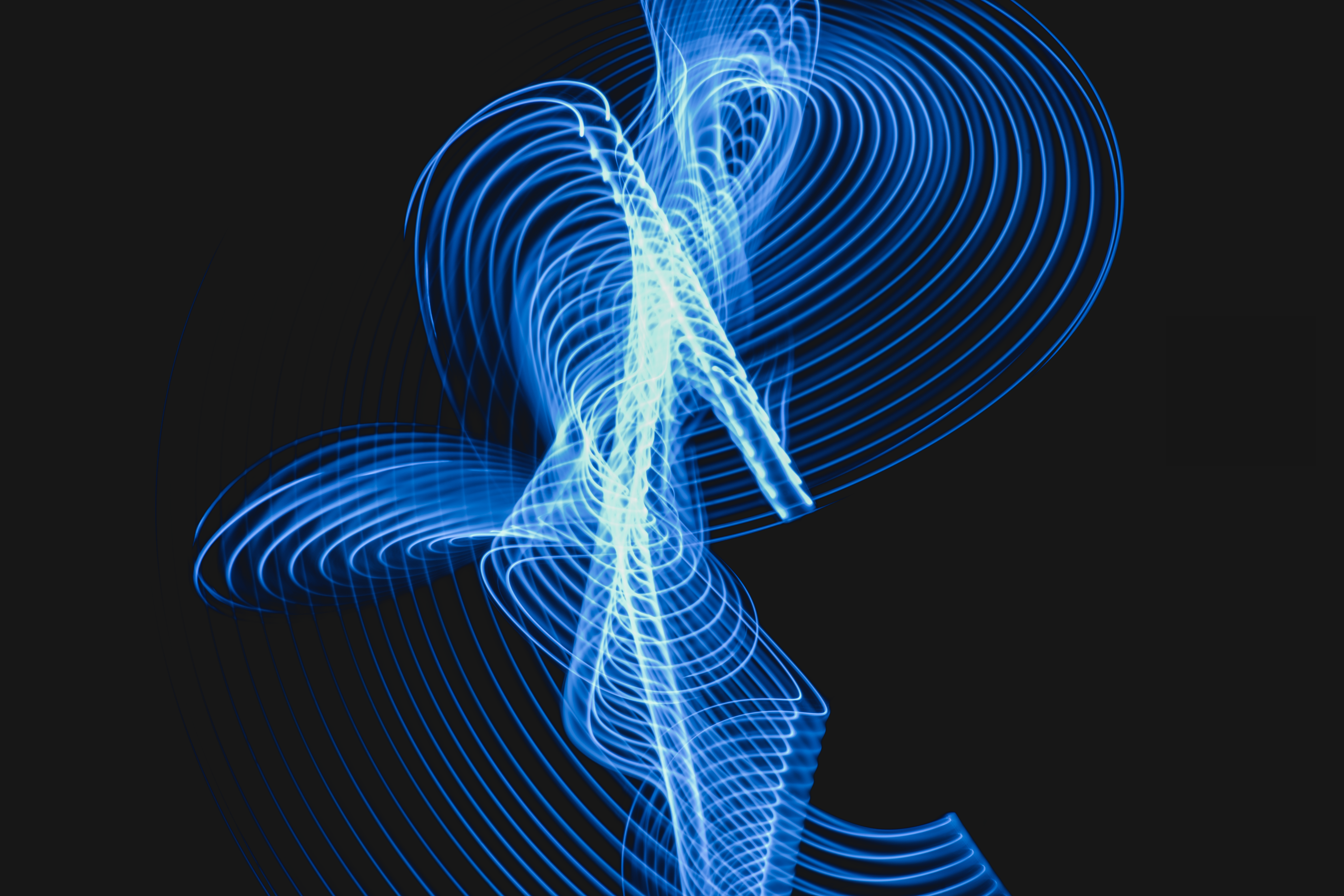 LED light creating waves